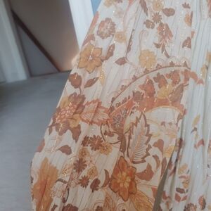 Spell Hendrix dress cream and brown